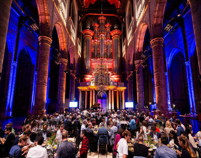VKOZ gala diner Laurenskerk Rotterdam